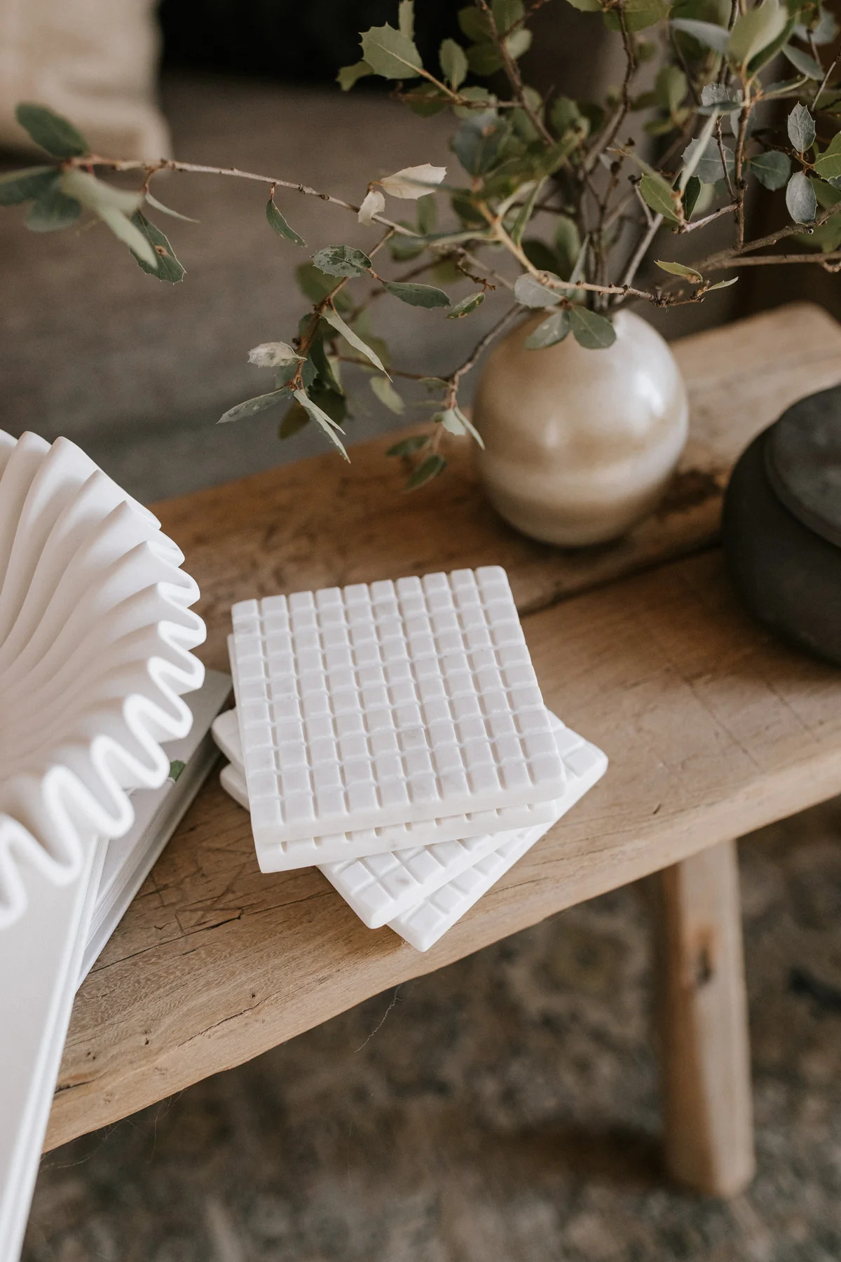 Mirage Marble Coasters - Set Of 4 | THELIFESTYLEDCO