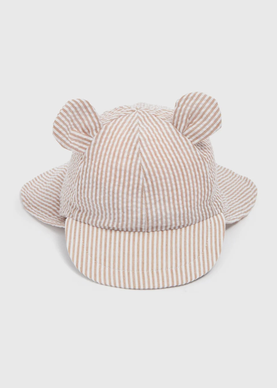Baby Stone Stripe Keppi Sun Hat (Newborn-24mths) - Age 0 - 3 Months | Matalan (UK)