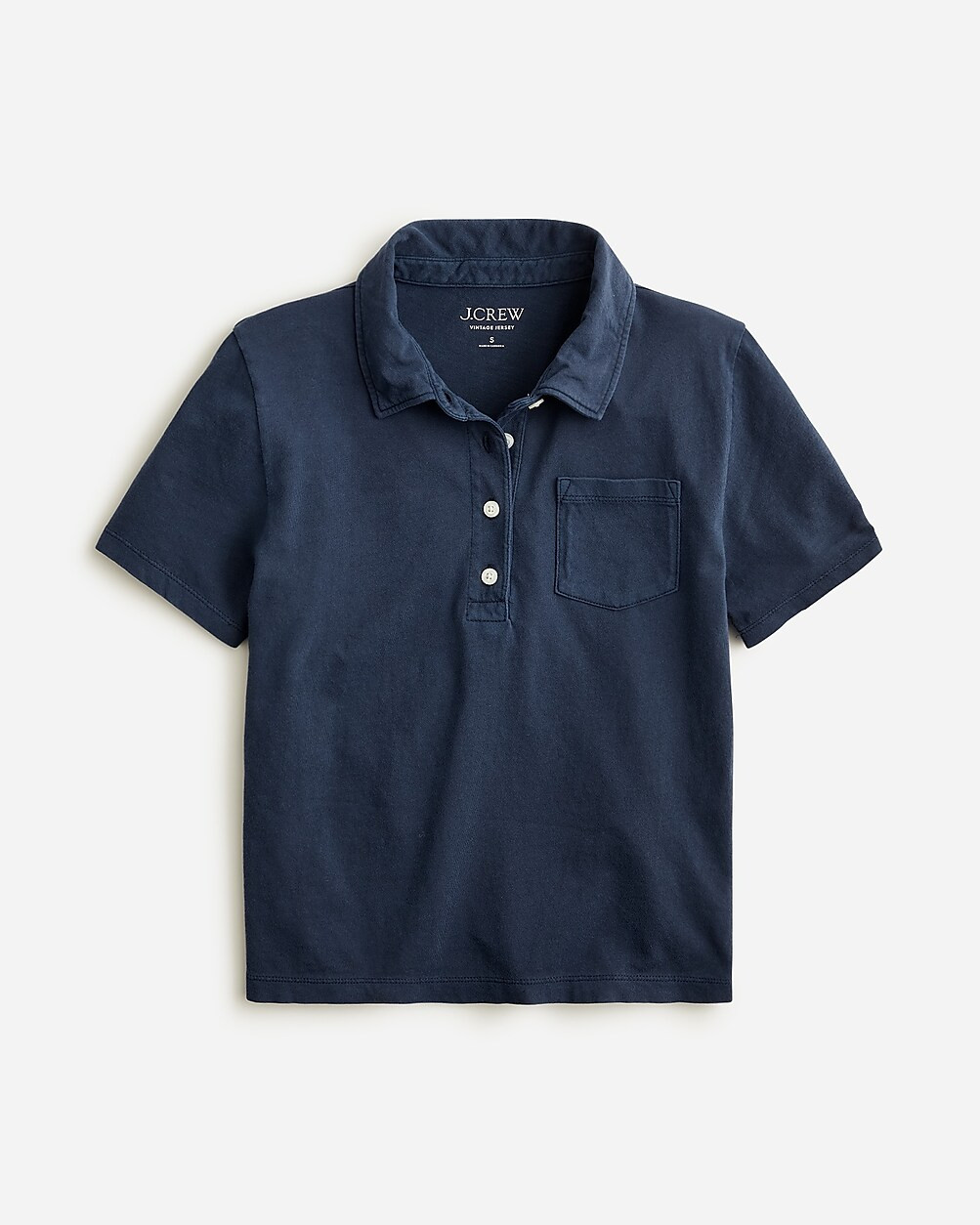 Vintage jersey shrunken polo T-shirt | J. Crew US