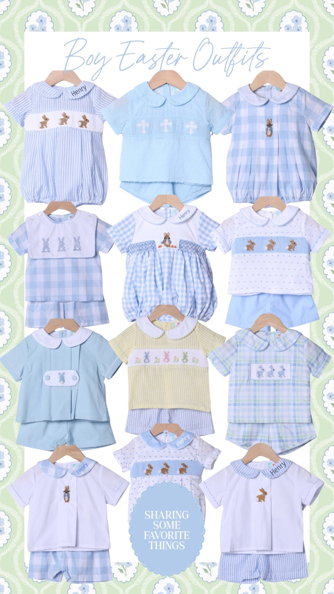 You don’t want to miss this! 🌸🐣
25% OFF all Easter styles 🩵 Use code: BUNNY at checkout 🛒 sale ends TODAY (Monday 3/23) 

The cutest kids clothes and so many good sibling matching options!! Perfect for Easter Sunday, egg hunts, and all your spring events 🌷

Such a great time to grab last-minute outfits or size up and stock up for next year while everything is on sale! These will go fast!! 🩵🐰✨

#spring #springstyle #springoutfits #easter #easterstyle #easteroutfits #easterbunny #springtime #bunny #kids #kid #kidsstyle #kidstyle #kidsclothes #kidsoutfits #toddlers #toddler #toddlerstyle #toddlersstyle #toddlerclothes #toddleroutfits #toddlerfashion #baby #babyclothes #babystyle #babyfashion #boy #boyclothes #boystyle #girl #girlclothes #girlstyle #summer #summerstyle #grandmillenial #grandmillenialstyle #preppy #preppystyle #classic #classicstyle

#LTKBaby #LTKSaleAlert #LTKKids