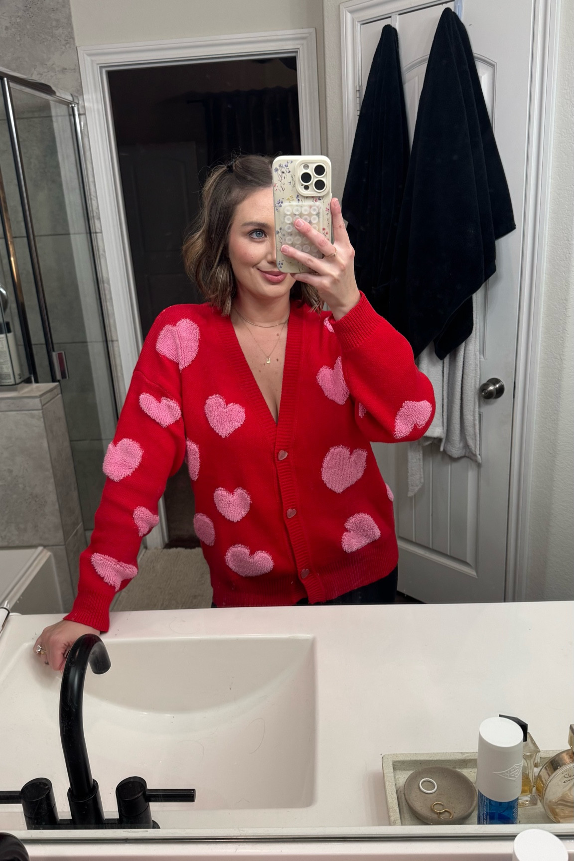 this sweater❤️  perfect for a Galentines girls night 💅 

#LTKFindsUnder50 #LTKStyleTip