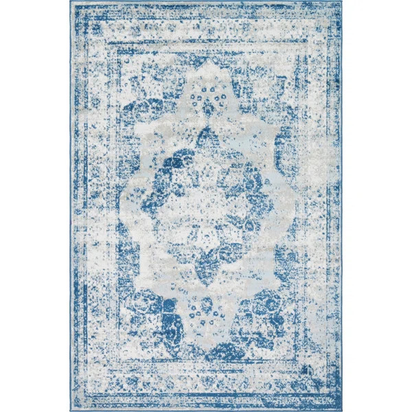 Brandt Blue Area Rug | Wayfair North America