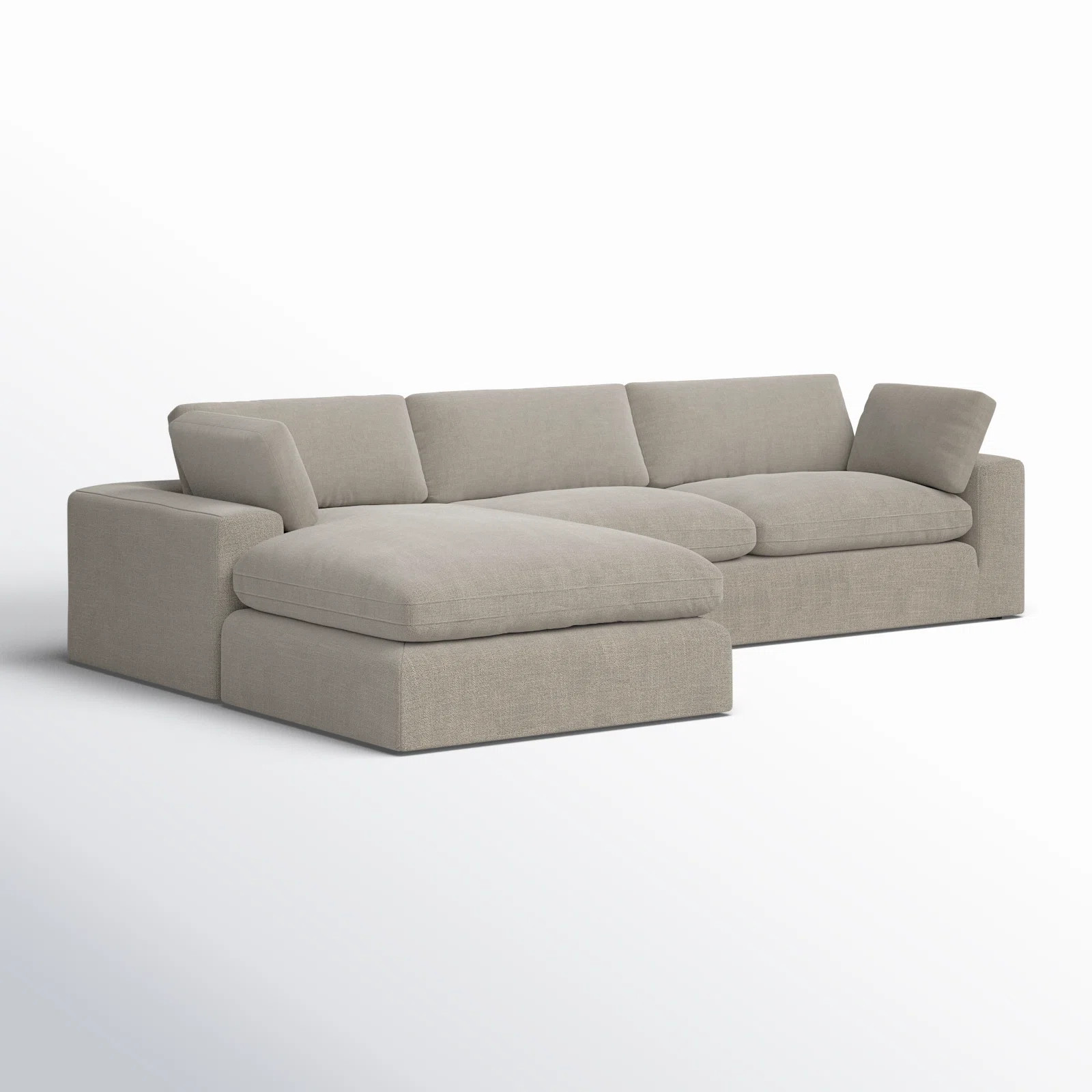 AllModern Asher 2 - Piece Upholstered Chaise Sectional  & Reviews | Joss & Main | Joss & Main