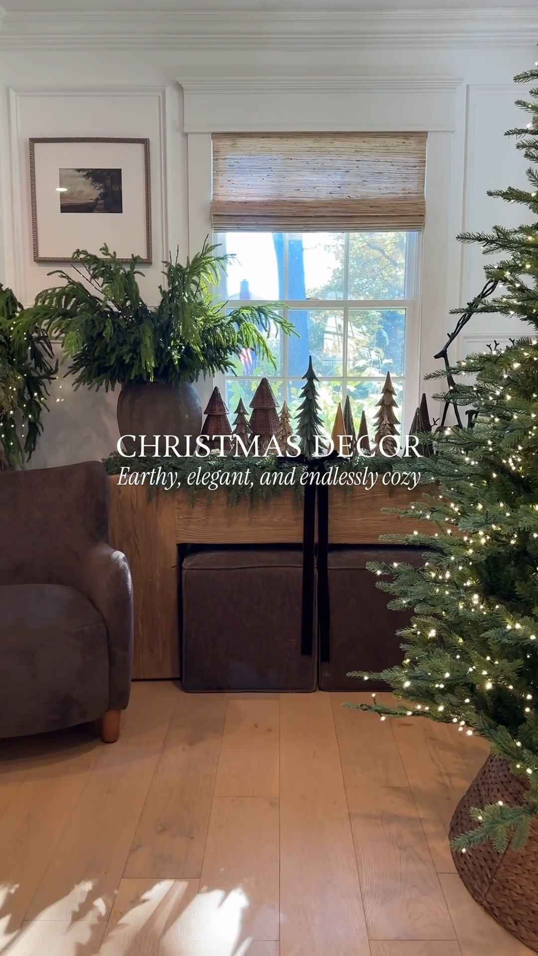 Earthy, elegant, and endlessly cozy — a Christmas inspired by nature’s palette. 🤎 Holiday decorating is in the works. More to come soon!

#dpiahome #christmasdecor #holidaydecor #organicmodern #earthy 



#LTKHoliday #LTKHome #LTKSaleAlert