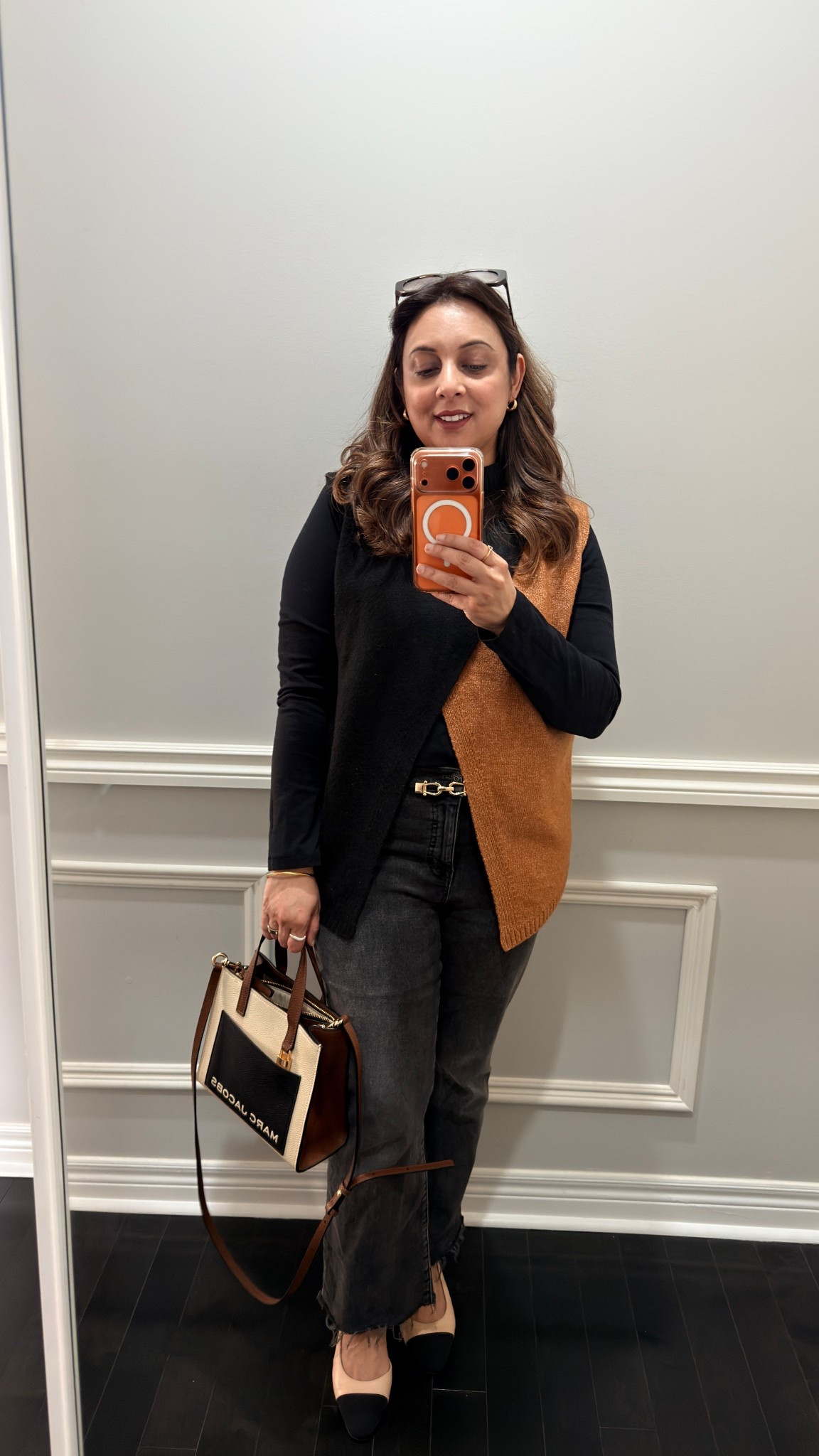 Love this vest sweater- perfect for spring! @amazon