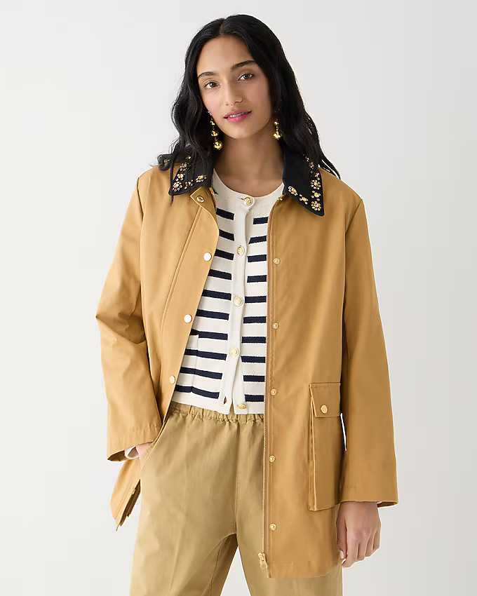 Collection Barn Jacket™ with embellished collar | J. Crew US