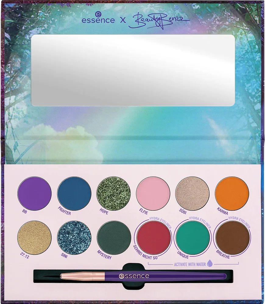 essence cosmetics x Beauty Benzz everyday is a MYSTERY eyeshadow & eyeliner palette, Nr. 01 Who W... | Amazon (DE)
