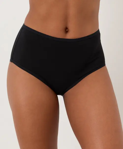 Pact Everyday High Rise Brief 5-Pack Made With Organic Cotton in Black at Nordstrom, Size X-Small | Nordstrom