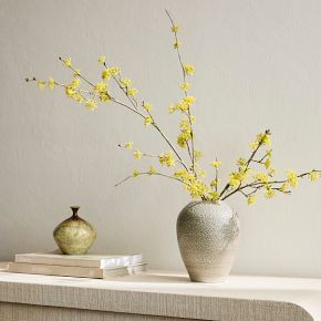 Faux Yellow Bud Branch | West Elm (US)
