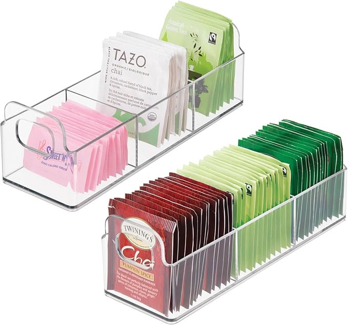 Amazon.com: mDesign Plastic Kitchen Pantry, Medicine Cabinet, Countertop Organizer Storage Statio... | Amazon (US)