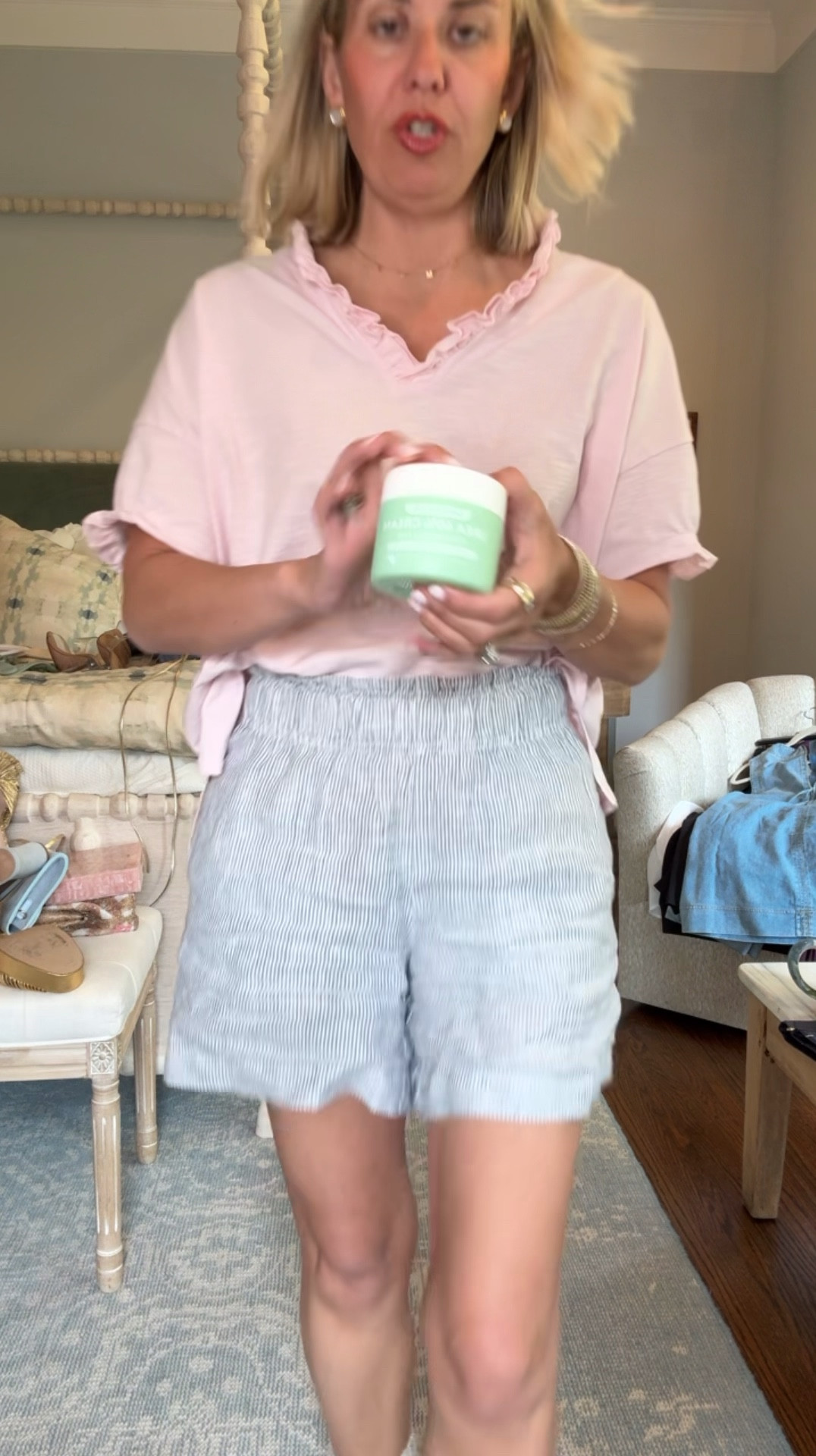Outfit of the morning! 😂

Petite one size tee
Size small short
Must have foot cream!
Yes earrings and ring!


#LTKdayinmylife #LTKmorningroutine #LTKPetite