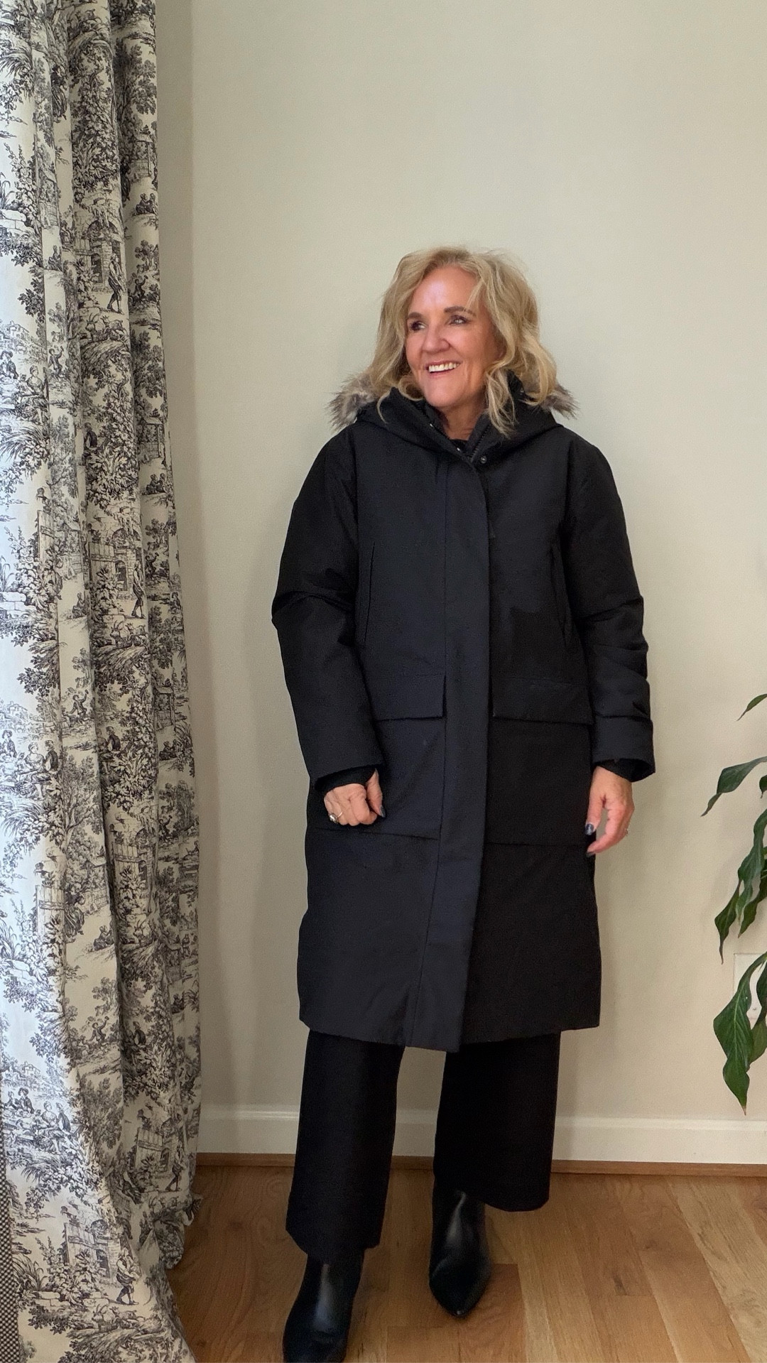 Quince parka holy cow this is amazing. Wearing a size medium get your reg size you won’t need to layer! 

Boat, neck, cashmere sweater, size medium
Ponte knit cropped pants size 29 inseam 26

All from @quince this totally works even though it does not come in a petite . I am 5’3  .

Winter coat warm coat, Canadian goose inspired

#LTKOver40 #LTKSeasonal #LTKPetite