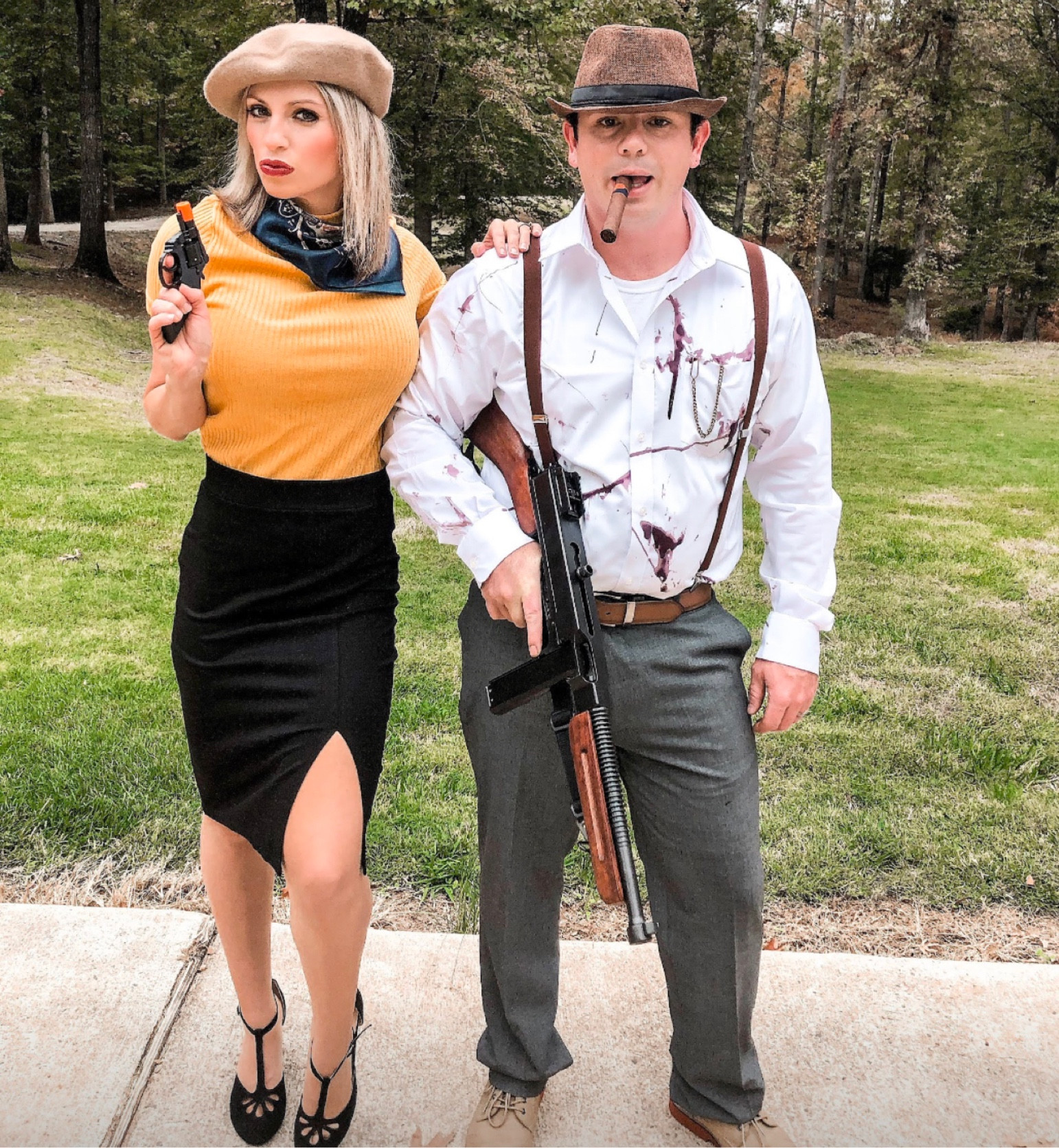 Bonnie and Clyde Halloween costume , couples costume ideas , amazon Halloween 

#LTKfindsunder50 #LTKSeasonal #LTKHalloween