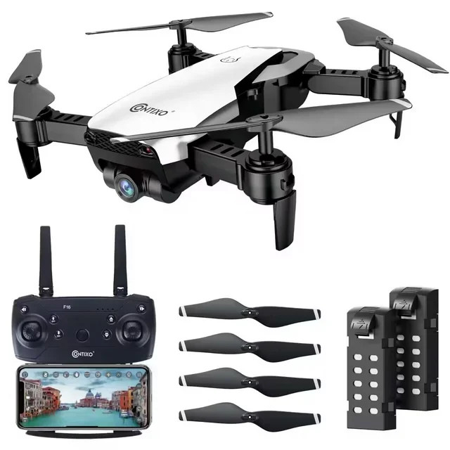Contixo F16 FPV Drone with 1080P HD Camera WiFi, RC Quadcopter 6 Axis Gyro, Follow Me Mode, Altit... | Walmart (US)