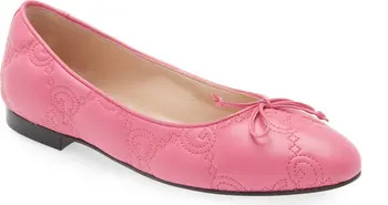Gucci Monogram Quilted Ballet Flat | Nordstrom | Nordstrom