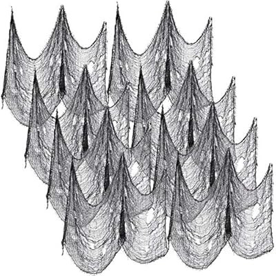 8 Pack Creepy Cloth 30 x 72 Inch, Halloween Creepy Cloth Scary Gauze Cloth Doorways Spooky Hallow... | Amazon (US)