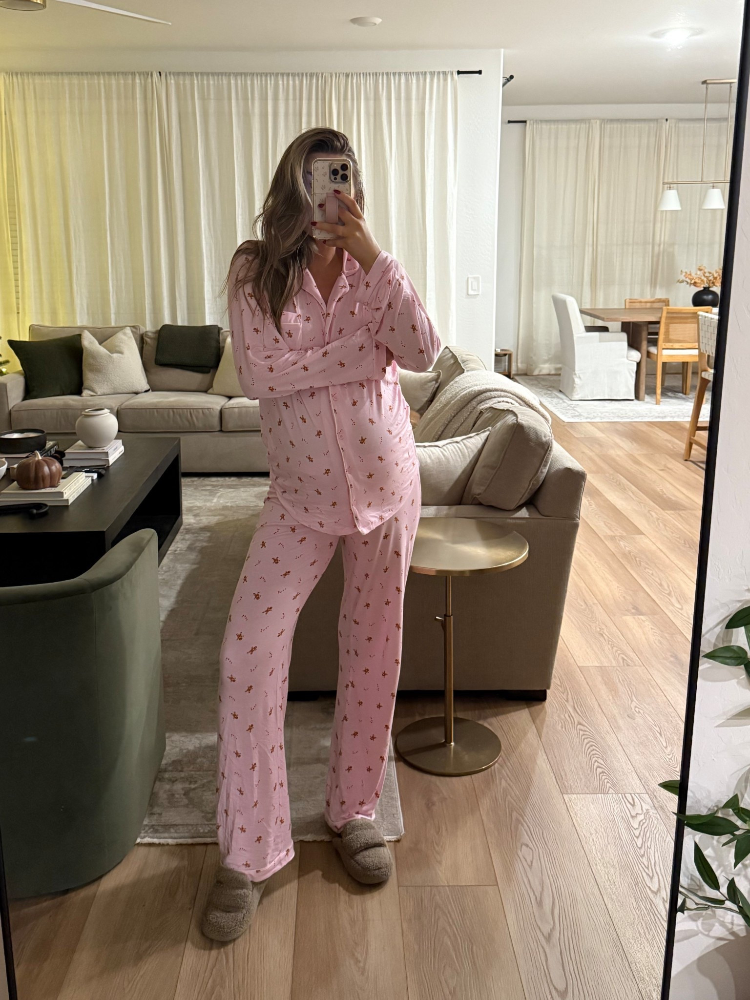 Cutest gingerbread & candy cane pjs from old navy! I got a small tall 