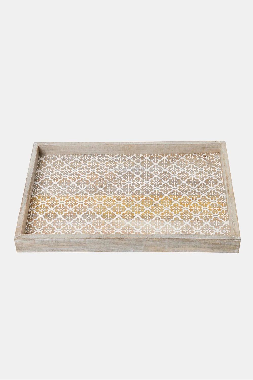 Large Dahlia Sun Wooden Tray | French Connection (UK)