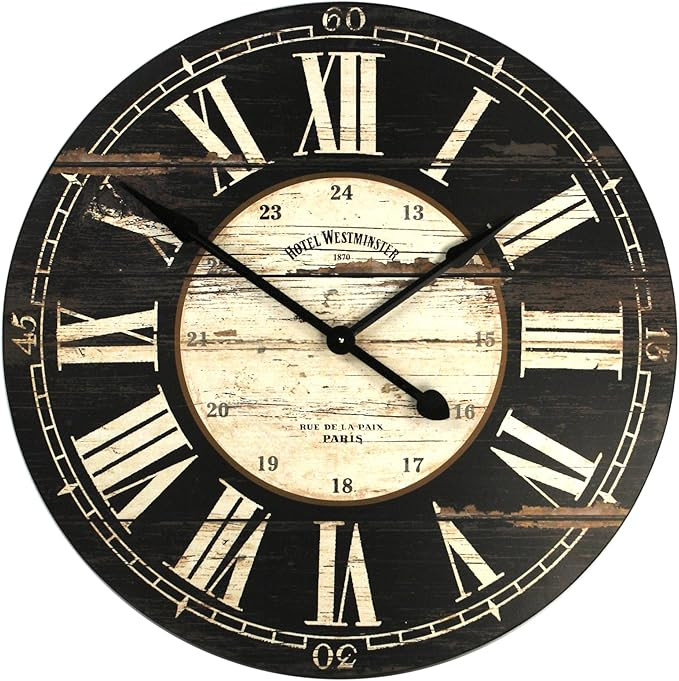 Zentique Wooden Clock | Amazon (US)