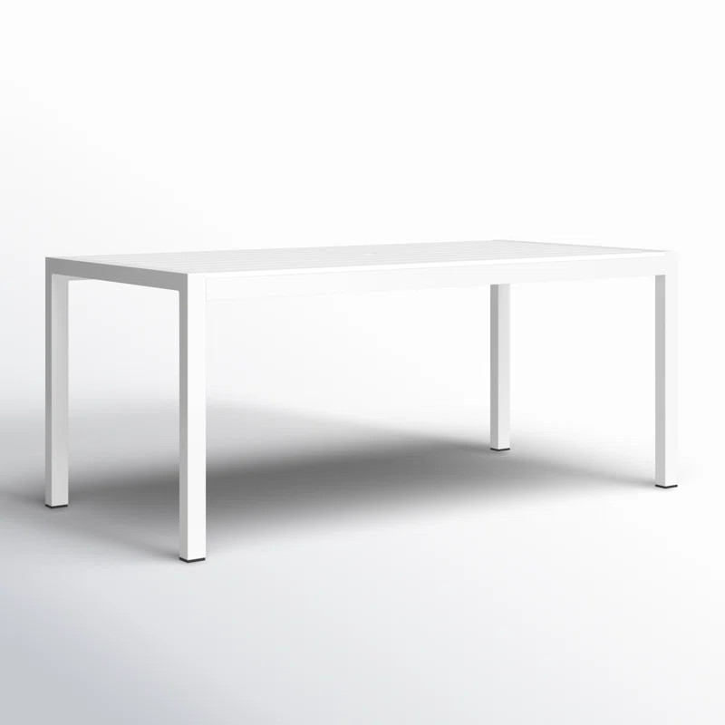 Aynura 71'' Plastic / Acrylic Outdoor Dining Table | Wayfair North America