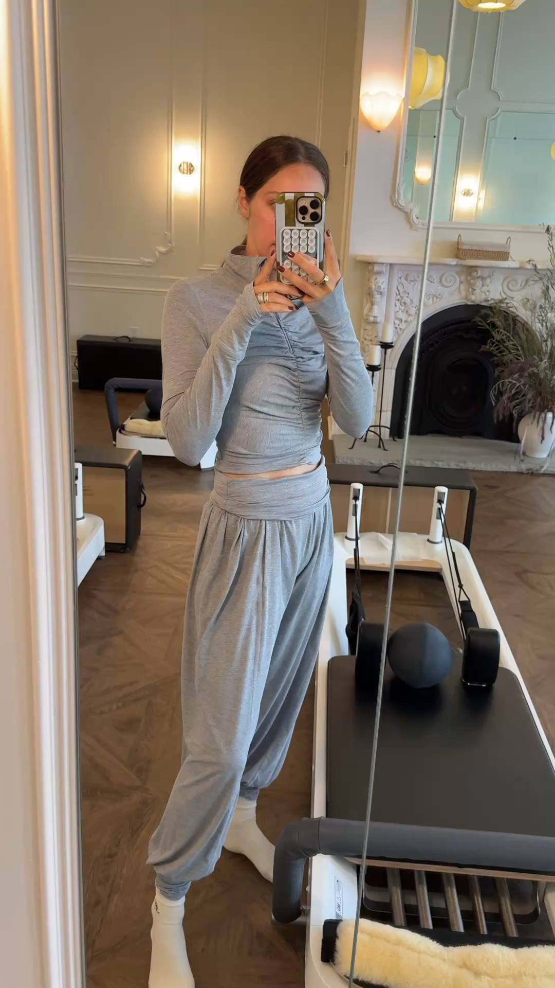 Athleisure matching set. Wearing size small. Super light weight. Pilates outfit.

#LTKootd #LTKActive