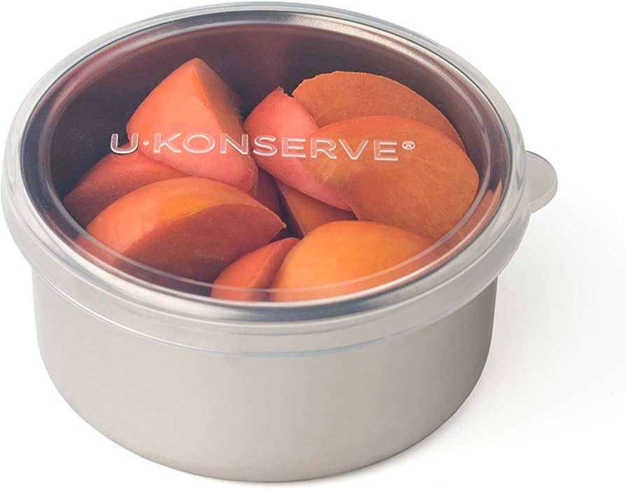 U Konserve Stainless Steel Round Food Storage Bento Box Container, Leak Proof Silicone Lid Dishwa... | Amazon (US)