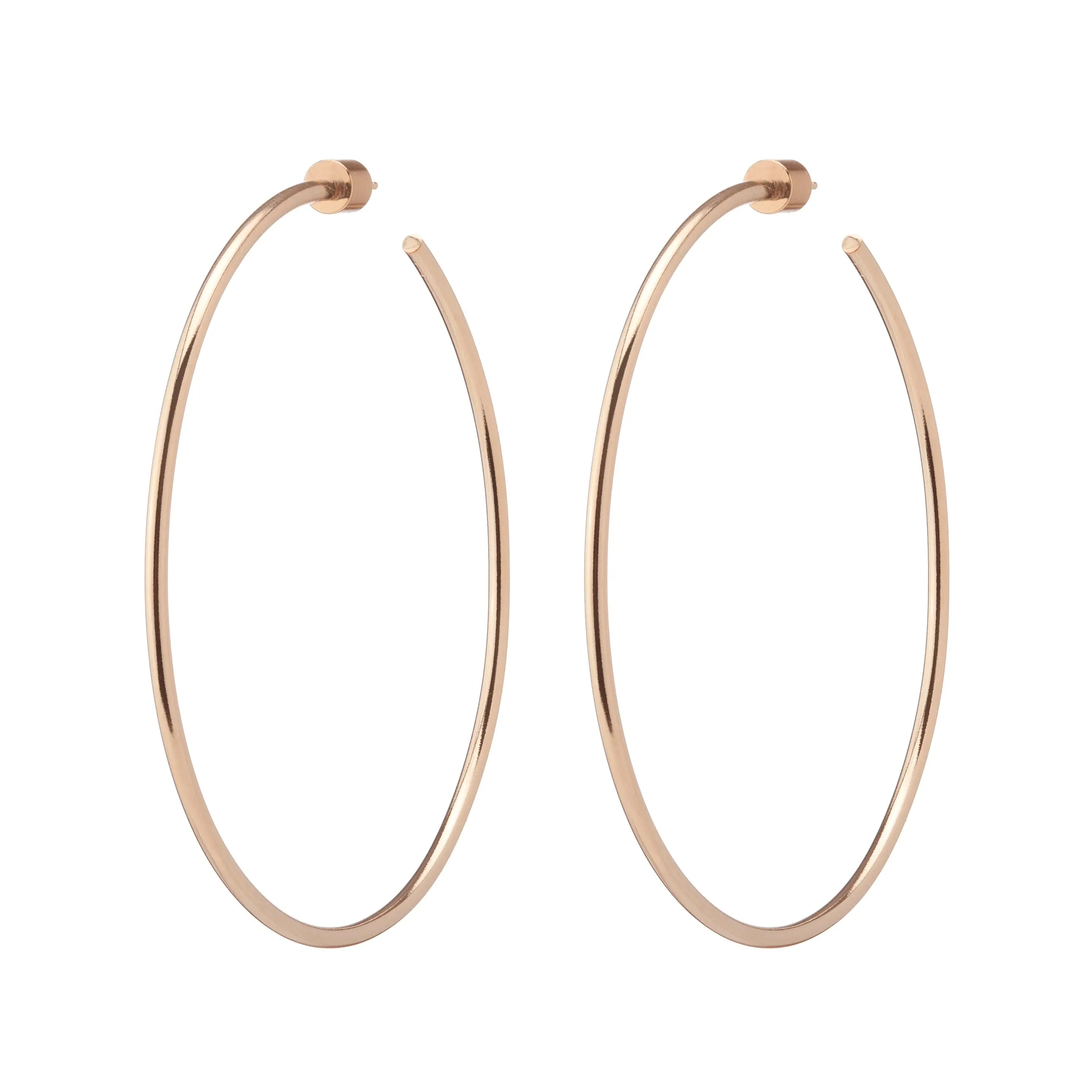2.5" Thread Gold Hoop Earrings | Jennifer Fisher | Jennifer Fisher