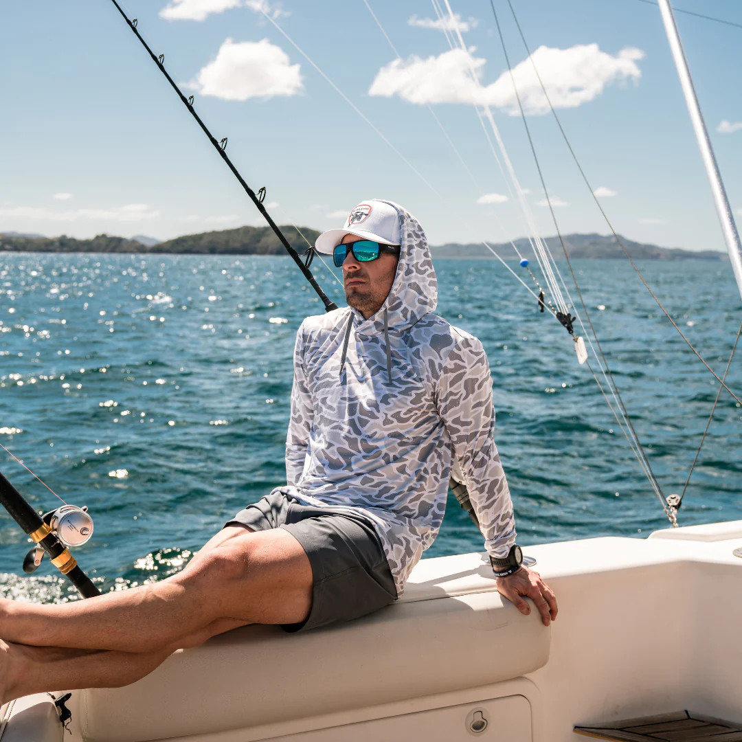 Performance Hoodie - White Camo | BURLEBO
