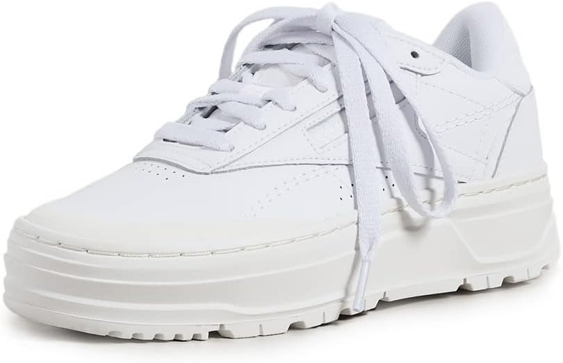 Reebok Women's Club C Double Geo Sneaker | Amazon (US)