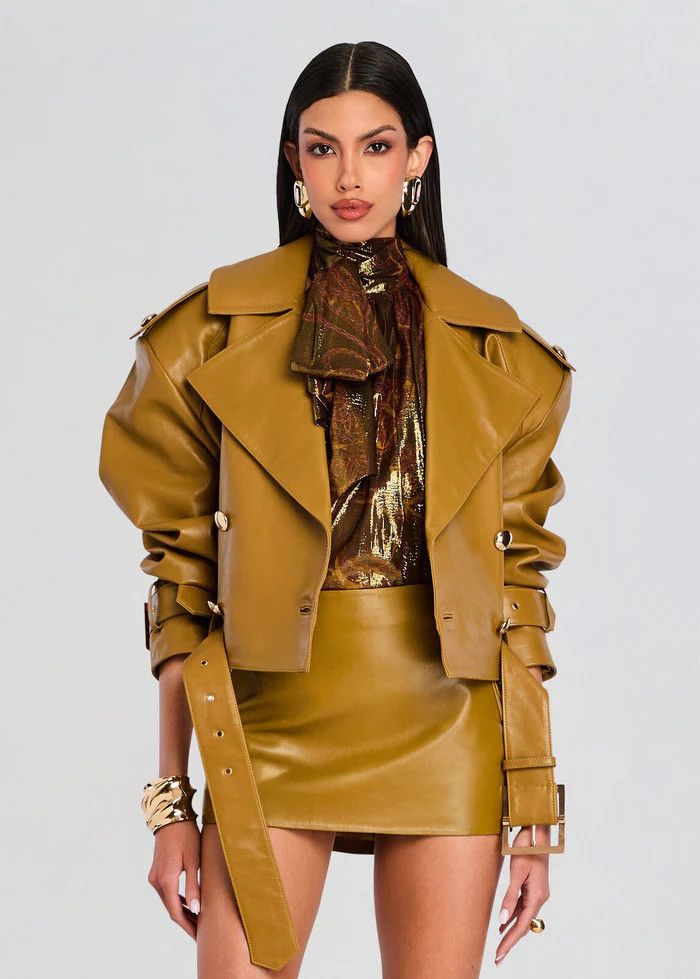 Malene Leather Jacket | Retrofete