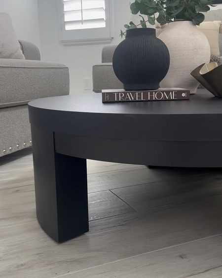 Love this round coffee table! 

Super affordable and comes in 2 colors. 

#LTKhome #LTKVideo #LTKstyletip