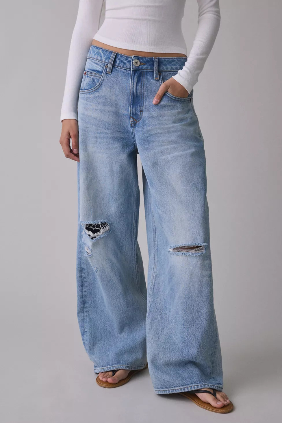 BDG Jaya Destructed Baggy Boyfriend Jeans | Urban Outfitters (US and RoW)