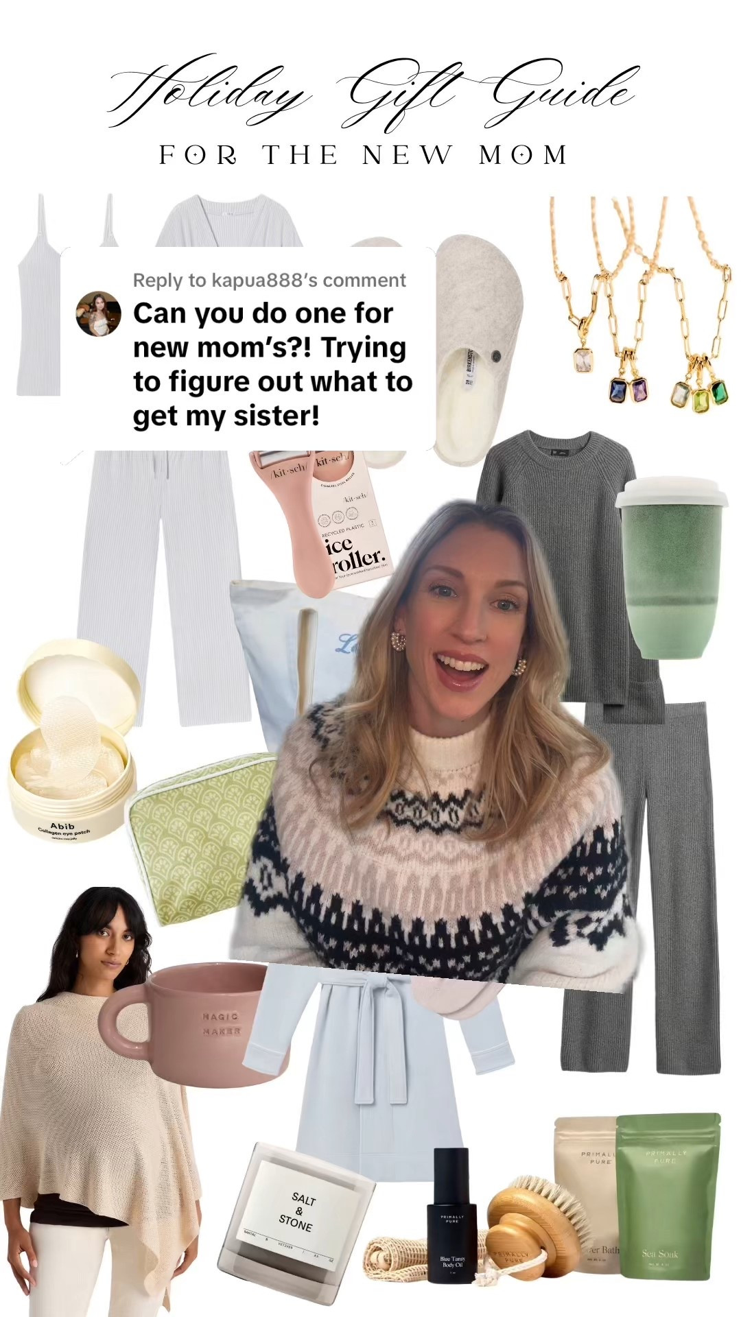 Here are my top favorite holiday gifts for the new mom this Christmas! 

Do you have a gift recipient you’re having a hard time shopping for? Drop it in the comments and I’m happy to put a gift guide together! 

#holidaygiftguide #christmasgiftideas #giftsfornewmoms #momtok #giftguideforher 

#LTKBaby #LTKGiftGuide #LTKmomlife