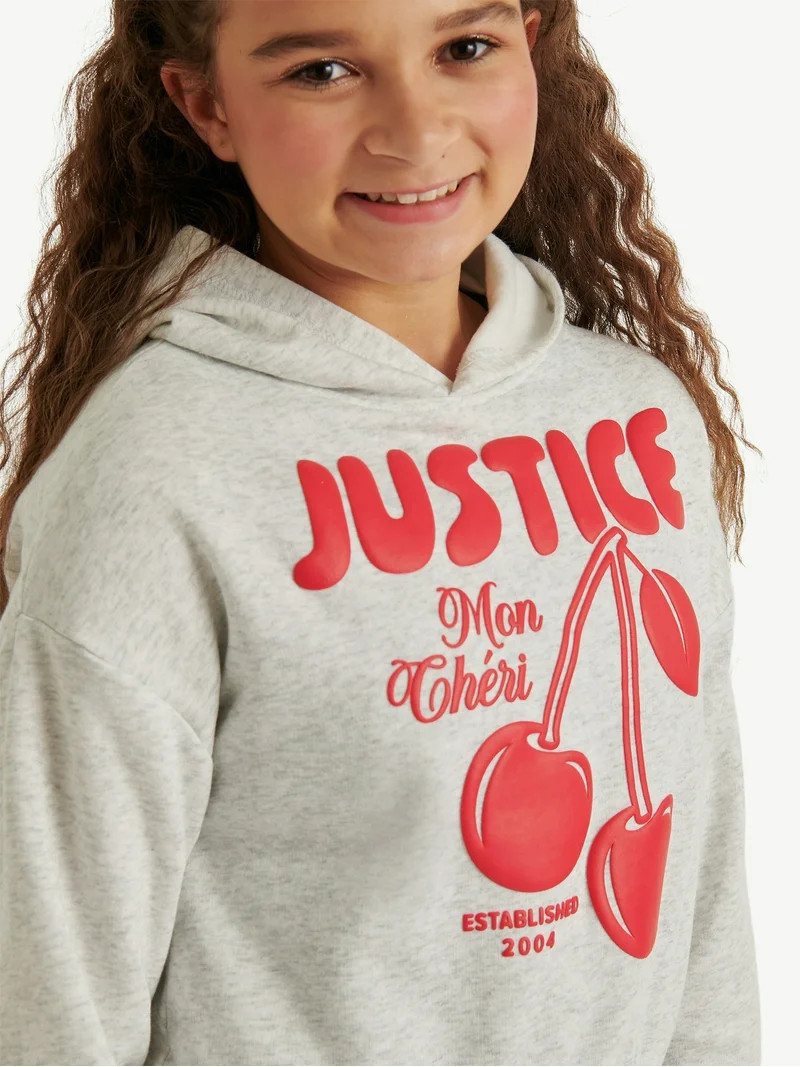 Justice Girl's Fleece Hoodie, Sizes XS - XLP | Walmart (US)