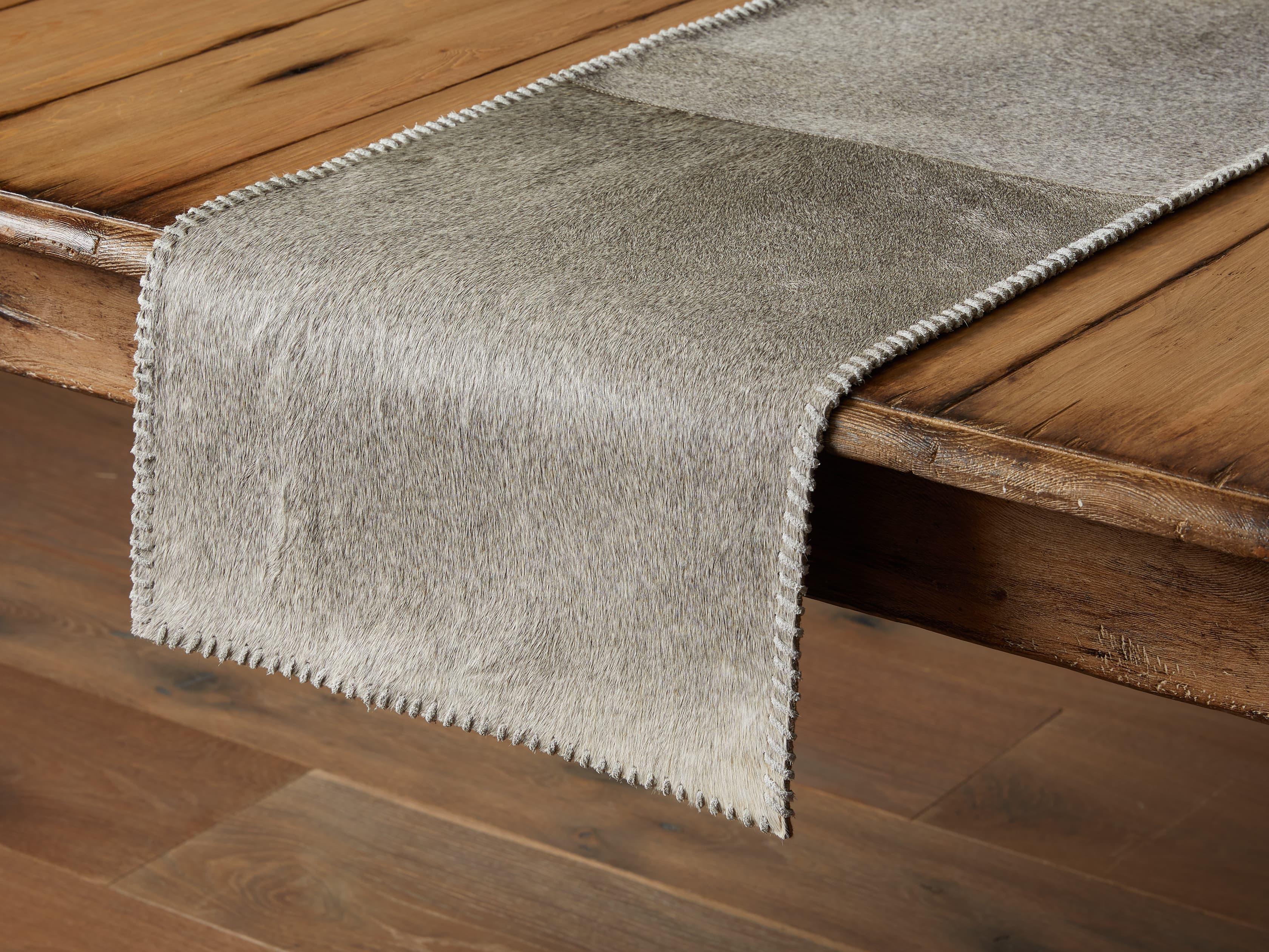 Hair On Hide Table Runner | Arhaus