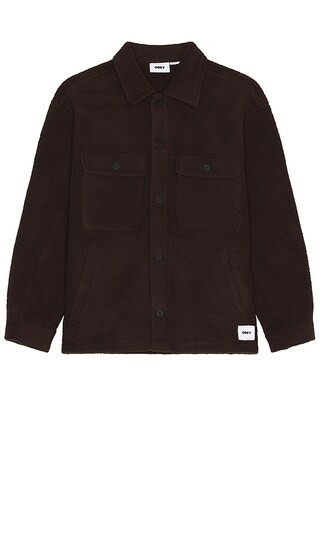 Thompson Shirt Jacket in Java Brown | Revolve Clothing (Global)