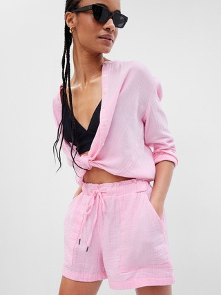 Crinkle Gauze Shorts | Gap (US)