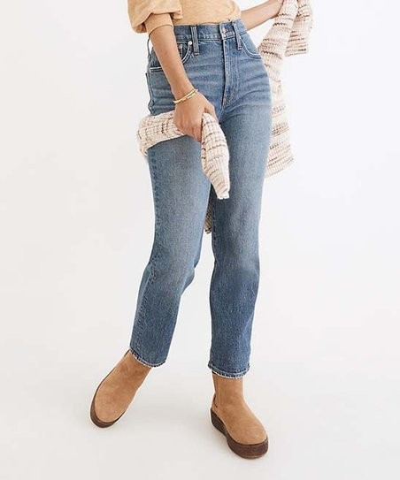 Madewell Belbury Wash Perfect Vintage Tapered Crop Jeans - Women | Zulily