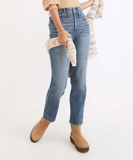 Madewell Belbury Wash Perfect Vintage Tapered Crop Jeans - Women | Zulily