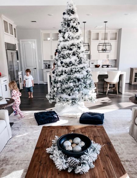 Living room Christmas inspo! We have the 9’, but there’s lots of different sizes! 

#LTKSeasonal #LTKHoliday #LTKstyletip