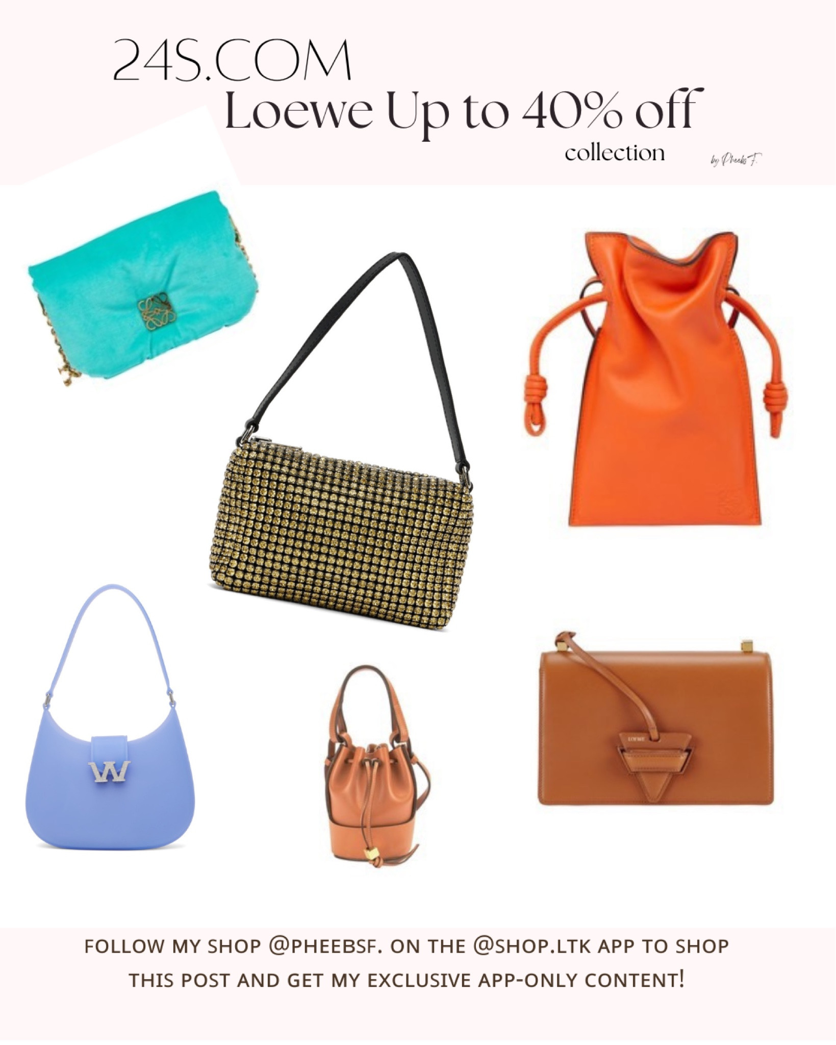 24s.com Loewe up to 40% off

Handbag enthusiasts, come and check this out! This time I want to share with you a discount of up to 40% off on LOEWE handbags. Including the Goya, Flamenco, Barcelona, Amazona 19 Square Bag as well!!! 

#LTKSALE #LOEWE

#LTKitbag #LTKxNSale #LTKAsia