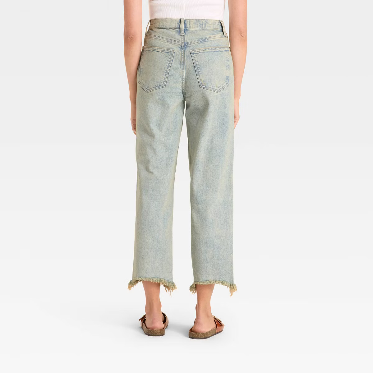 Women's High-Rise Straight Ankle Jeans - Universal Thread™ Light Wash | Target