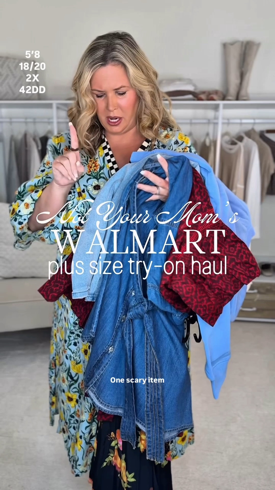 Nym Walmart haul! I sized up to a 3X in the sweatshirt, wearing a 2X in the red dress which runs a little generous, a 2X in the denim dress, an 18w in the floral midi but might need the 20w, and a 20 in the jeans. Plus size, outfit inspo, fall fashion, apron belly, mom life

#LTKMidsize #LTKPlusSize #LTKSeasonal
