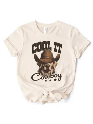 OrnamentallyYou Women's Cool It Cowboy Retro T-Shirt for Country Lover, XXL | Belk