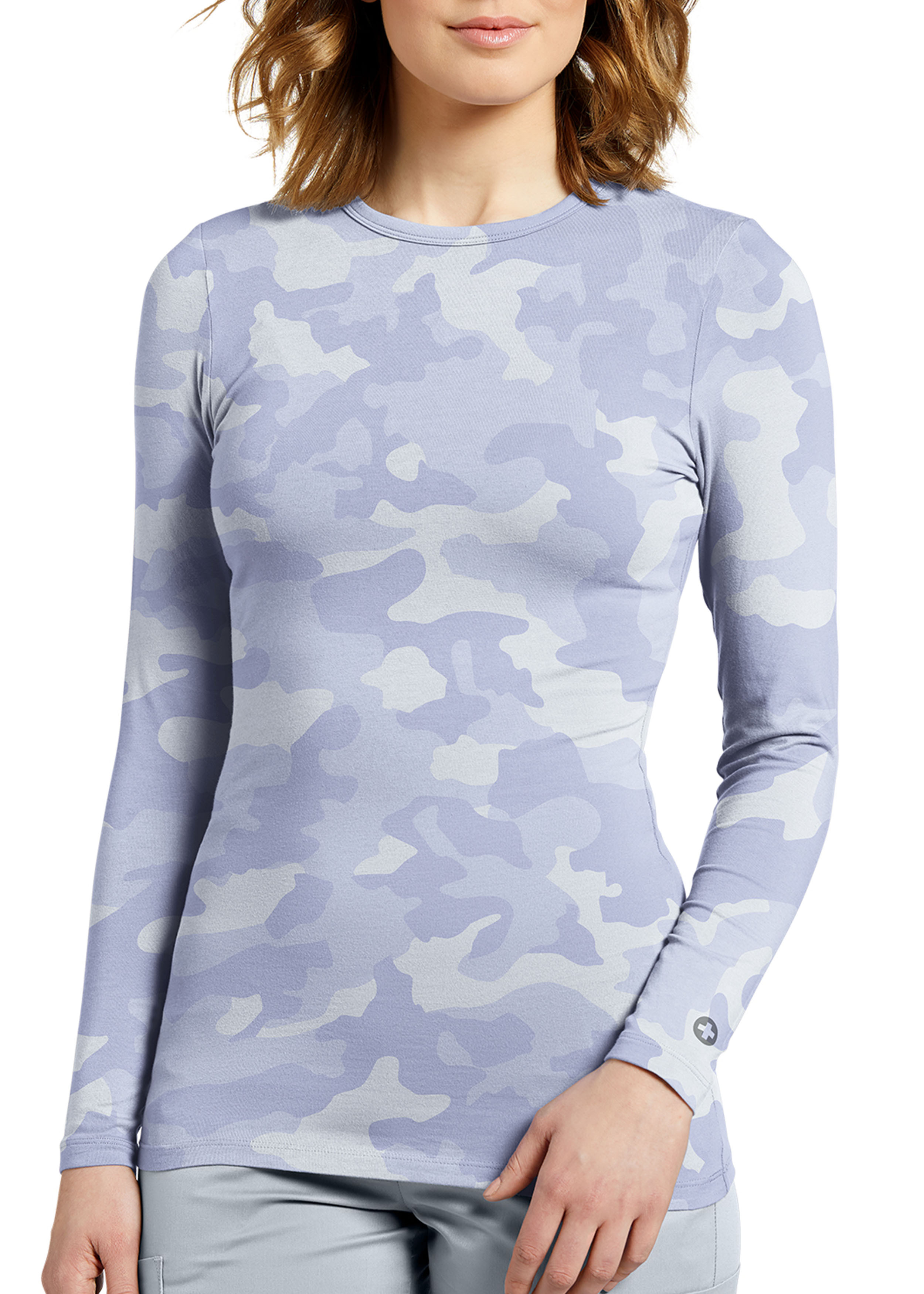 Camo Sky Print Underscrub Tee | Scrubs & Beyond