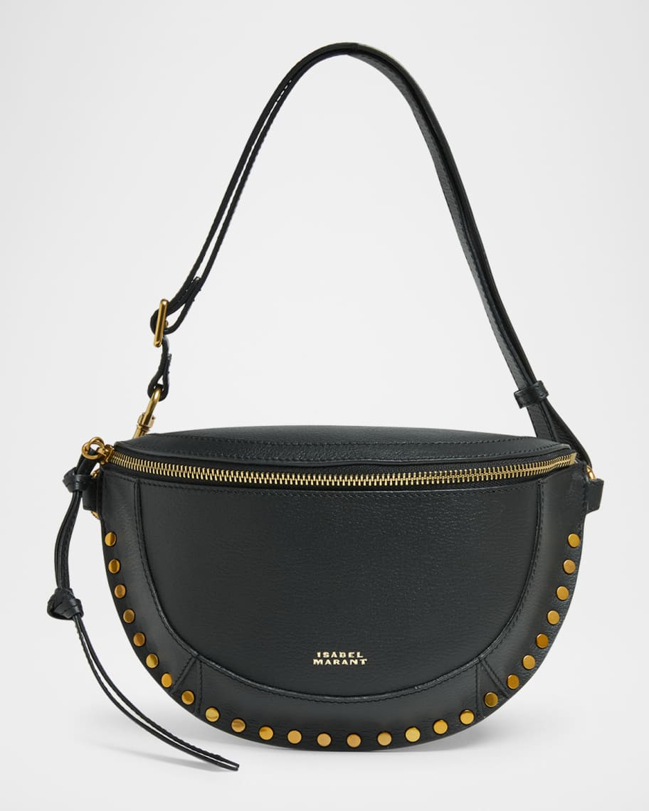 Skano Studded Leather Shoulder Bag | Neiman Marcus
