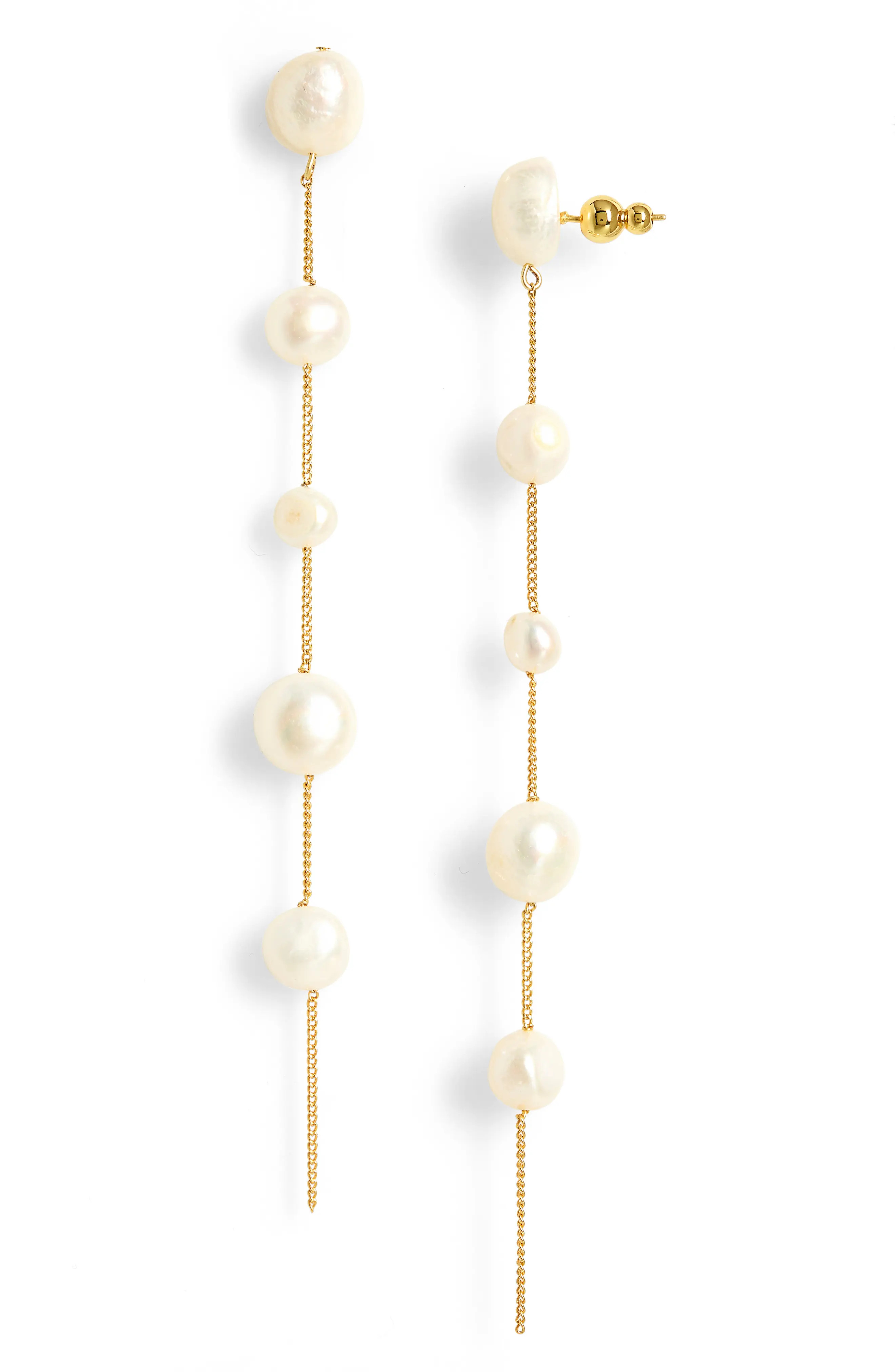 Cult Gaia Atum Freshwater Pearl Drop Earrings at Nordstrom | Nordstrom