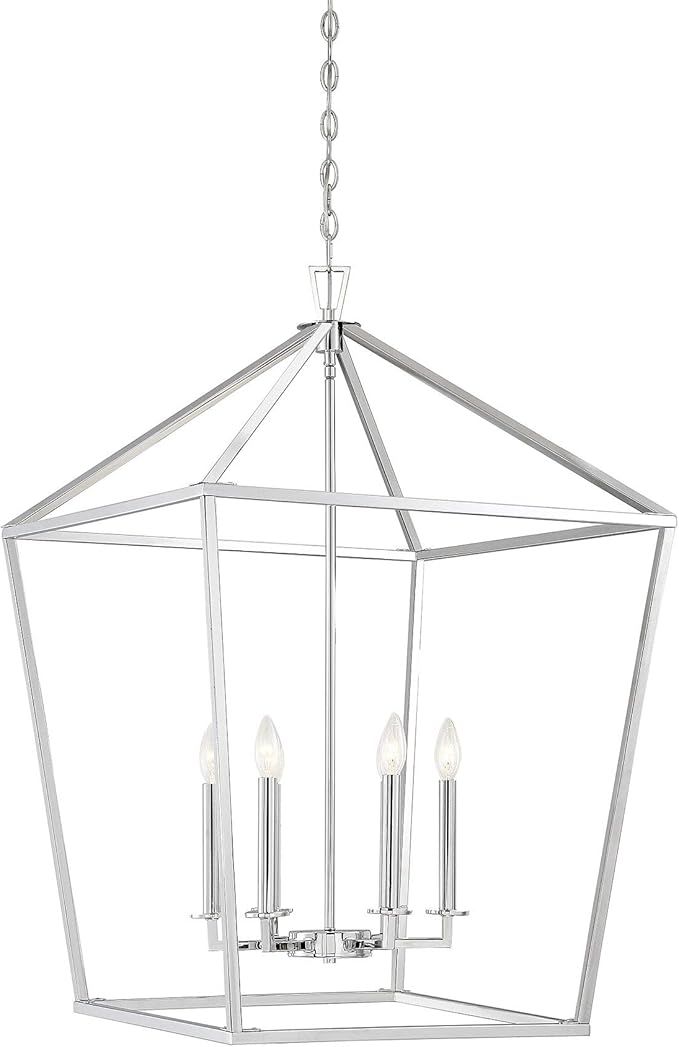 Savoy House 1-322-6-109 Townsend 6-Light Foyer Pendant in a Polished Nickel Finish (24" W x 36.5"... | Amazon (US)