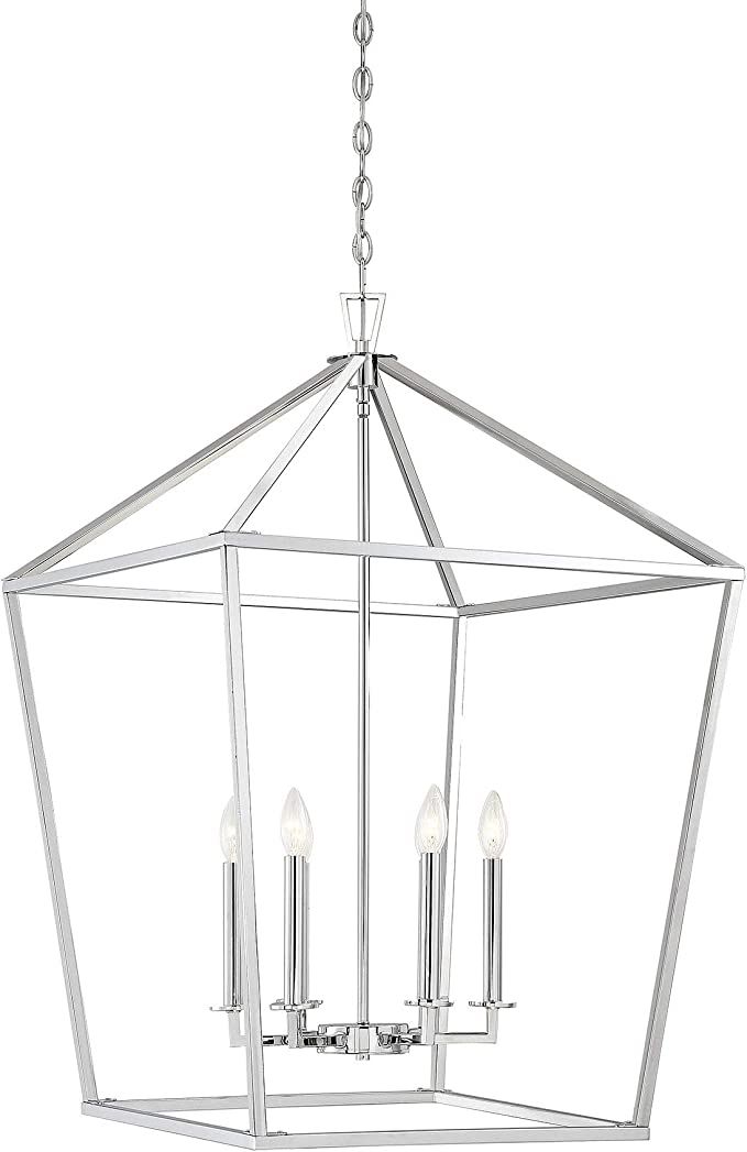 Savoy House 1-322-6-109 Townsend 6-Light Foyer Pendant in a Polished Nickel Finish (24" W x 36.5"... | Amazon (US)