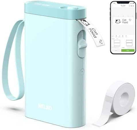 Nelko Label Maker Machine with Tape, P21 Bluetooth Label Printer, Wireless Mini Label Makers with... | Amazon (US)